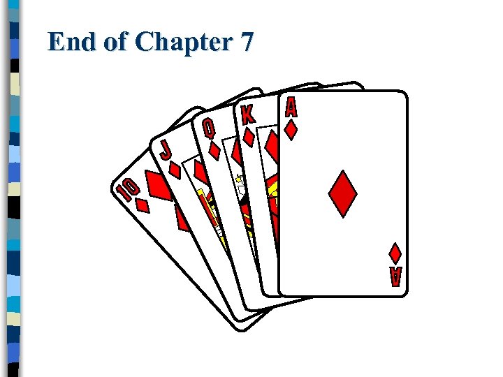 End of Chapter 7 