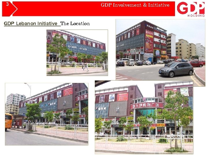 3 GDP Lebanon Initiative The Location GDP Involvement & Initiative 