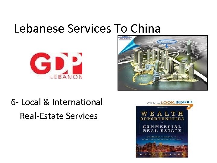 Lebanese Services To China 6 - Local & International Real-Estate Services 
