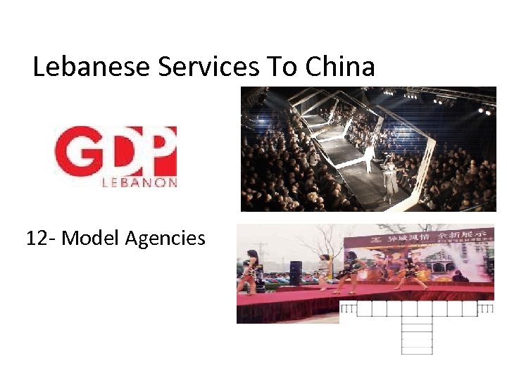 Lebanese Services To China 12 - Model Agencies 