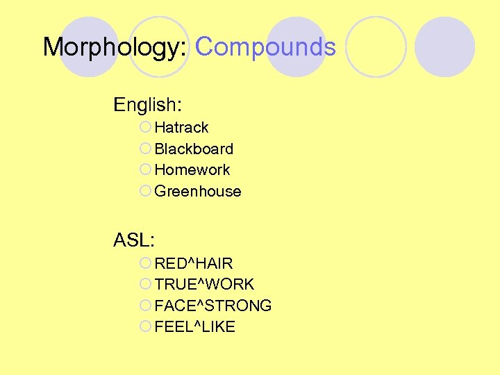 ASL III What s the difference between l