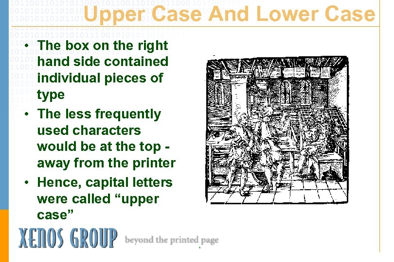 Upper Case And Lower Case • The box on the right hand side contained