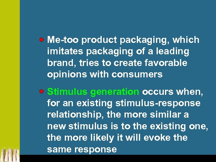 Me-too product packaging, which imitates packaging of a leading brand, tries to create favorable