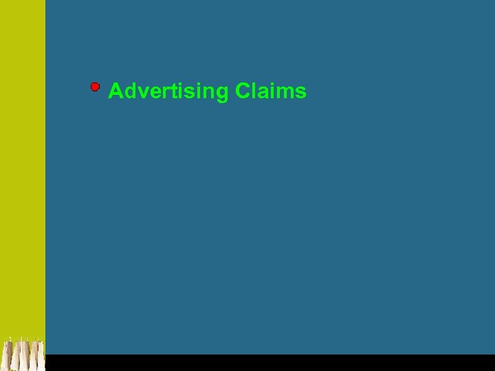 Advertising Claims 