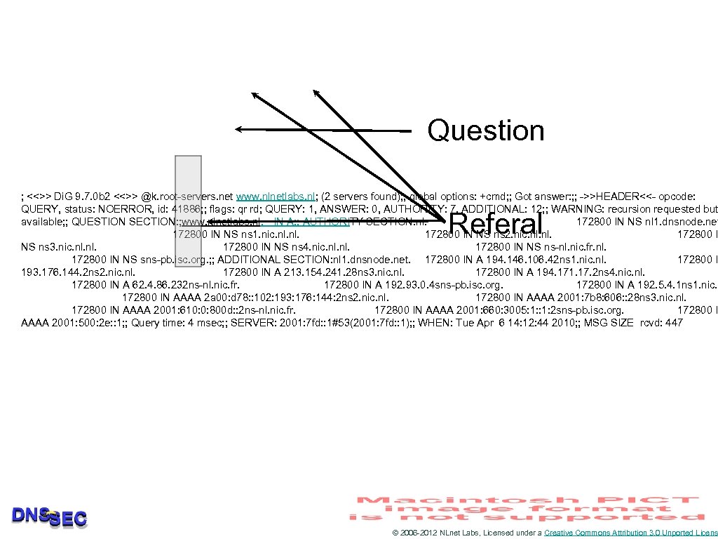 Question ; <<>> Di. G 9. 7. 0 b 2 <<>> @k. root-servers. net