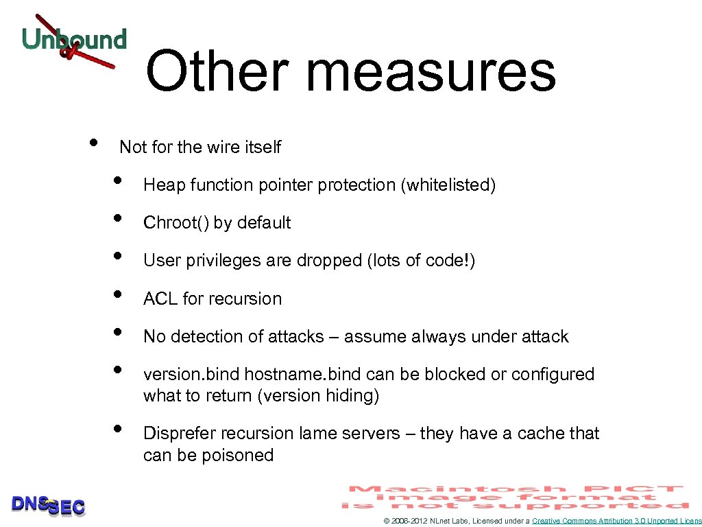 Other measures • Not for the wire itself • • Heap function pointer protection
