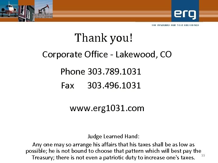 Thank you! Corporate Office - Lakewood, CO Phone 303. 789. 1031 Fax 303. 496.