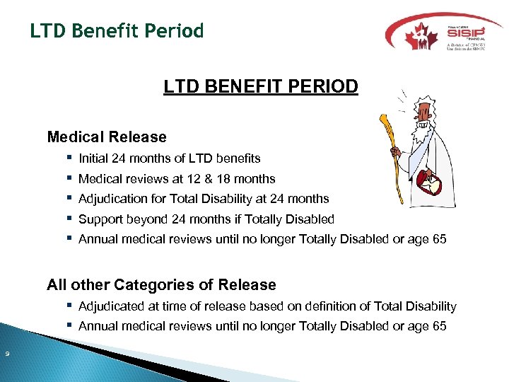 LTD Benefit Period LTD BENEFIT PERIOD Medical Release Initial 24 months of LTD benefits