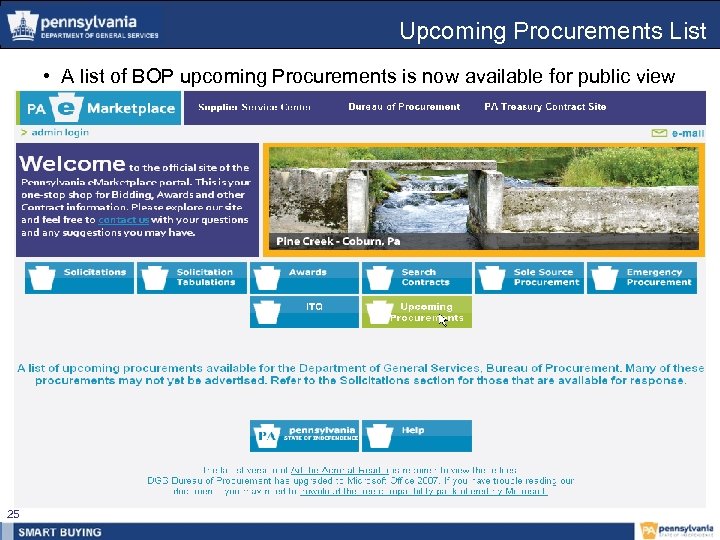 Upcoming Procurements List • A list of BOP upcoming Procurements is now available for