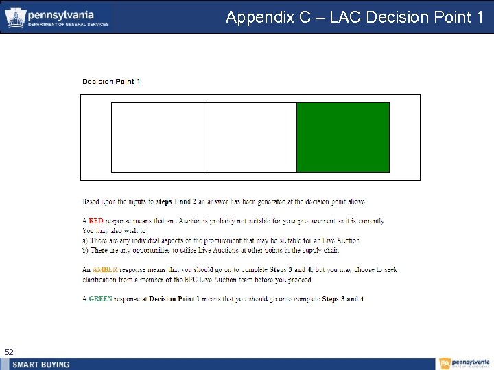 Appendix C – LAC Decision Point 1 52 