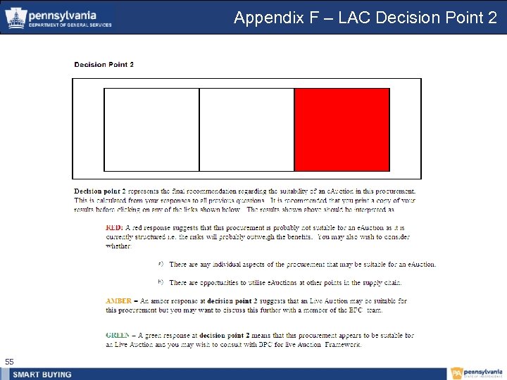 Appendix F – LAC Decision Point 2 55 