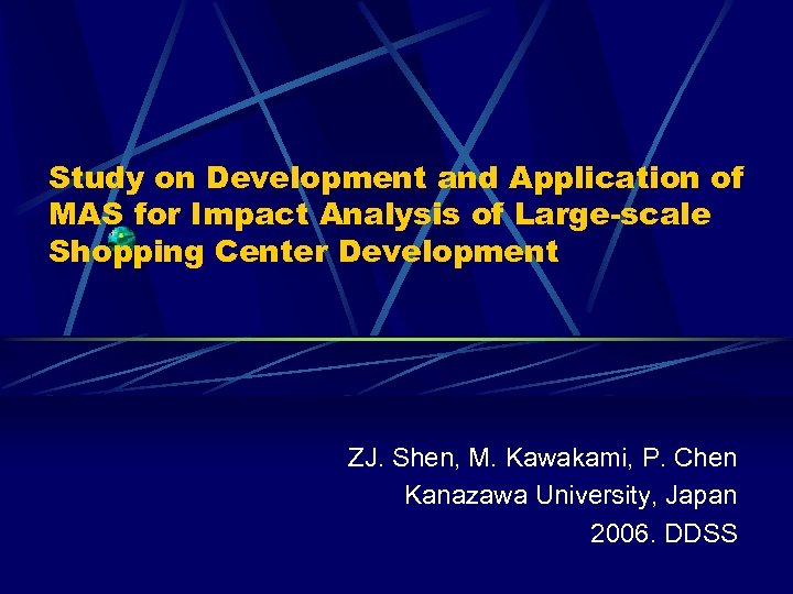 Study on Development and Application of MAS for Impact Analysis of Large-scale Shopping Center