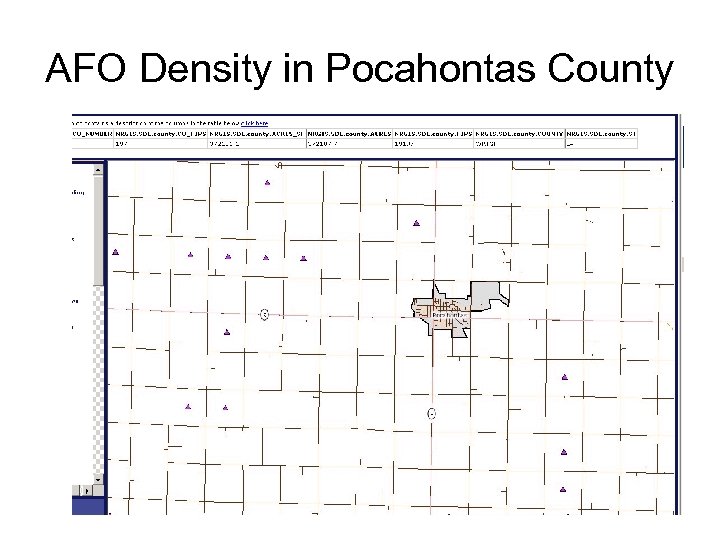 AFO Density in Pocahontas County 