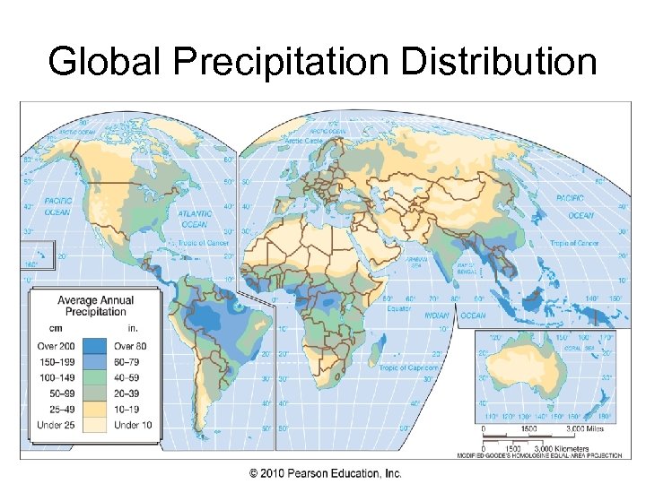 Global Precipitation Distribution 