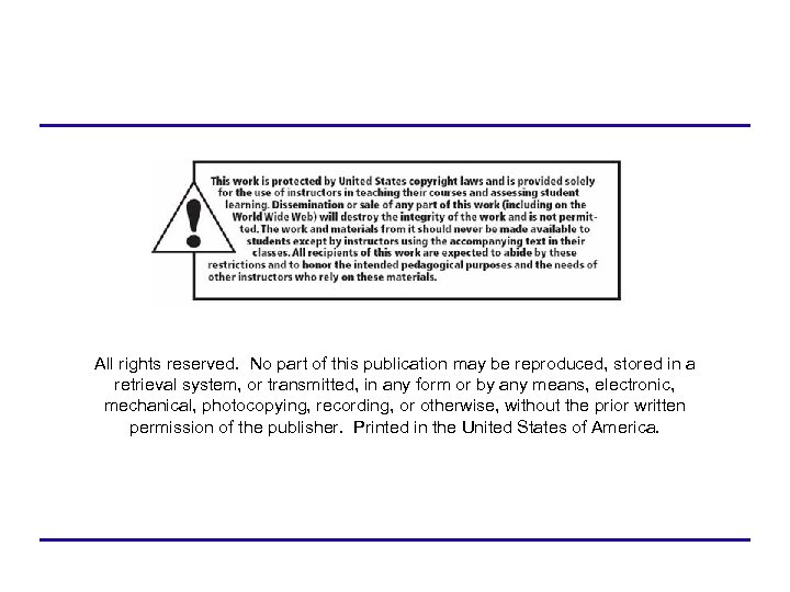 All rights reserved. No part of this publication may be reproduced, stored in a