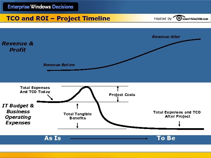 TCO and ROI – Project Timeline Hosted by Revenue After Revenue & Profit Revenue