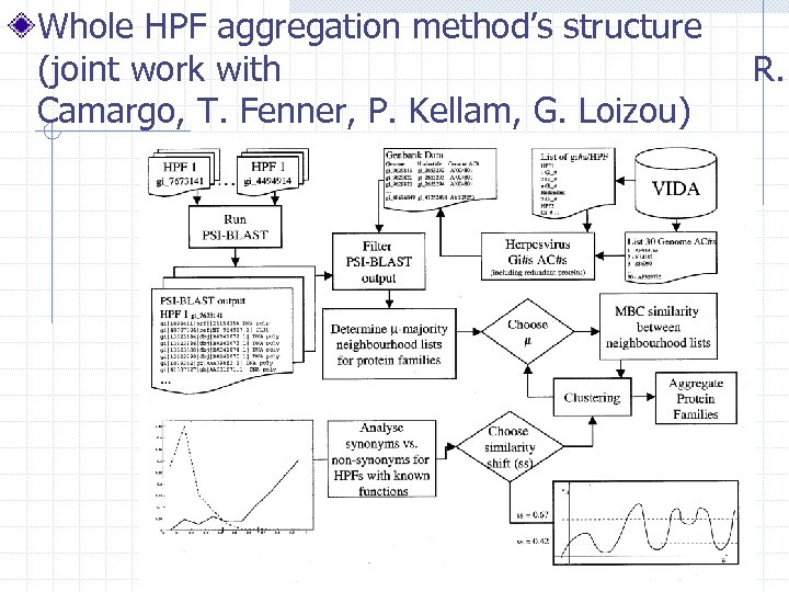 Whole HPF aggregation method’s structure (joint work with Camargo, T. Fenner, P. Kellam, G.