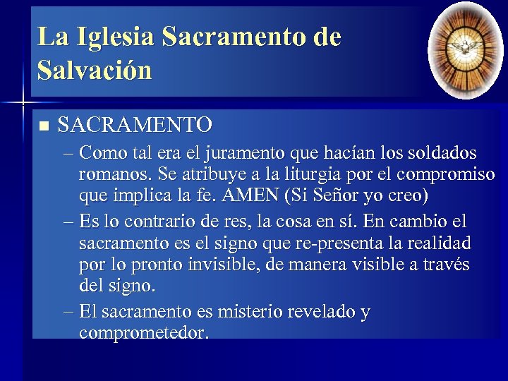 La Iglesia Sacramento de Salvación n SACRAMENTO – Como tal era el juramento que