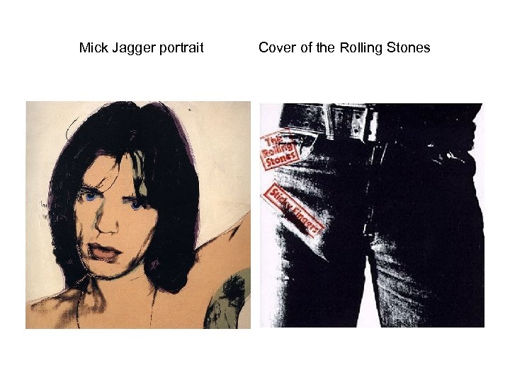 Mick Jagger portrait Cover of the Rolling Stones 