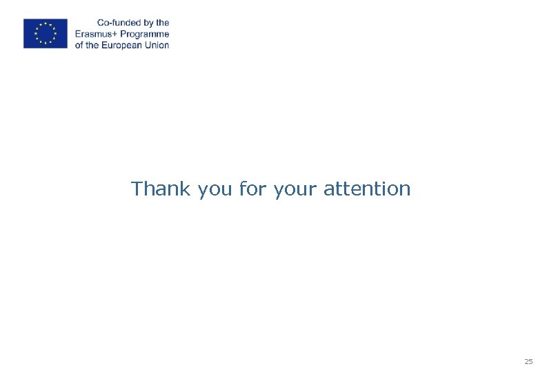 Thank you for your attention 25 