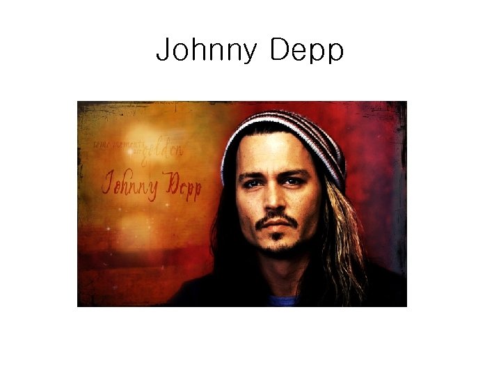Johnny Depp 