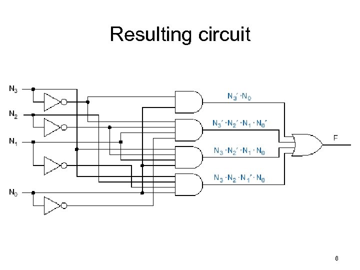 Resulting circuit 6 
