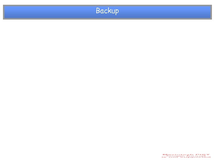 Backup 