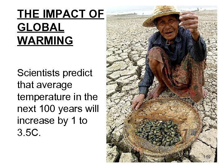 THE IMPACT OF GLOBAL WARMING Scientists predict that average temperature in the next 100