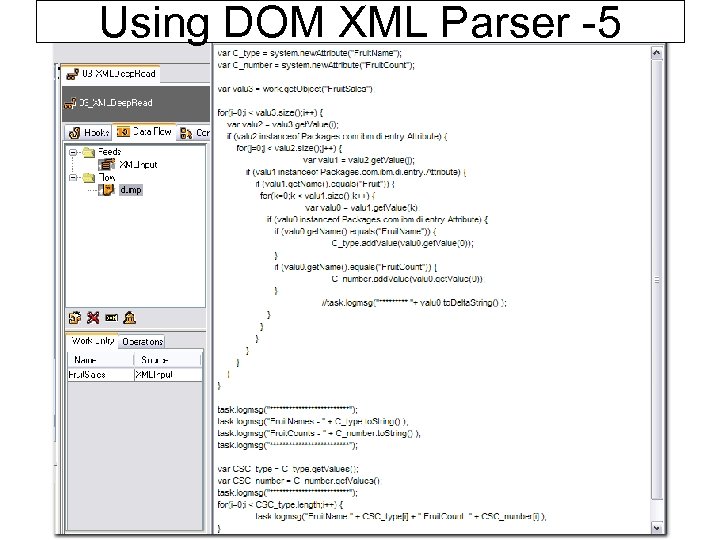 Using DOM XML Parser -5 