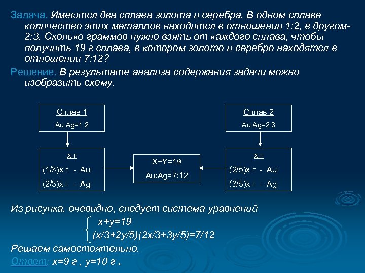 Даны два сплава первый содержит 5