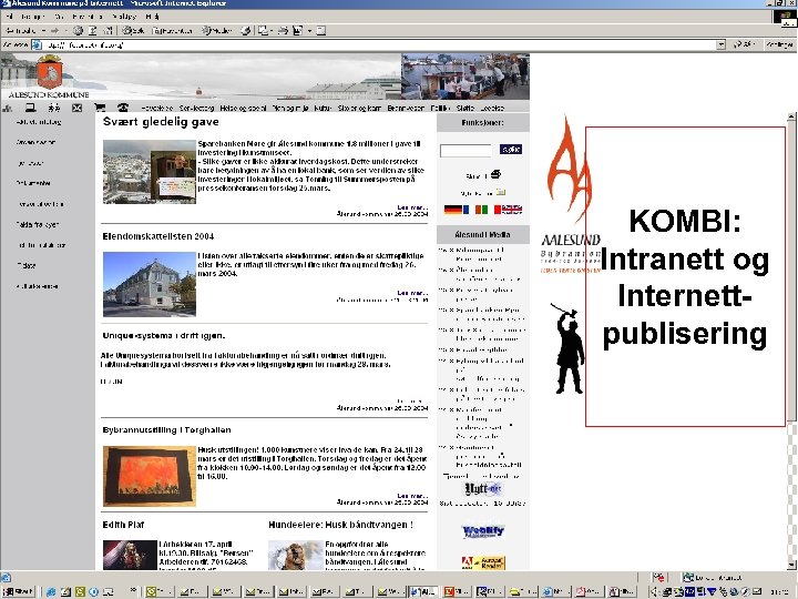KOMBI: Intranett og Internettpublisering 