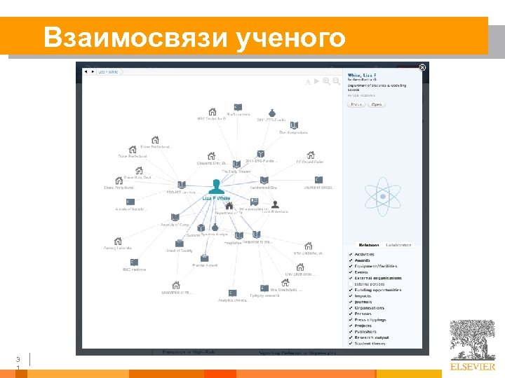 Взаимосвязи ученого 3 1 