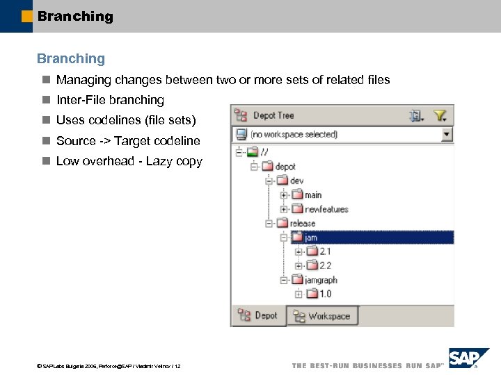 Branching n Managing changes between two or more sets of related files n Inter-File