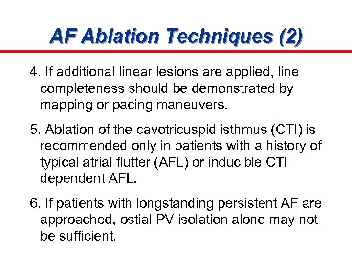 handout for endo ablation