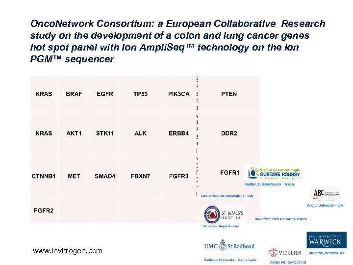 Onco. Network Consortium: a European Collaborative Research study on the development of a colon