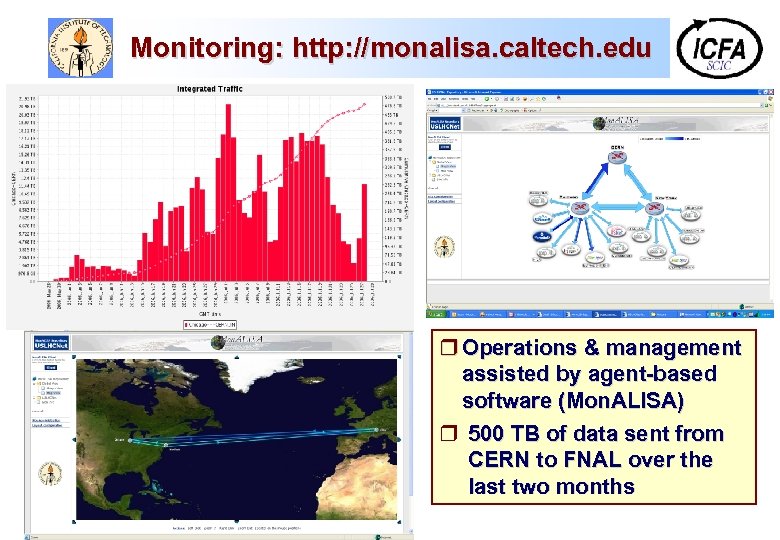 Monitoring: http: //monalisa. caltech. edu r Operations & management assisted by agent-based software (Mon.