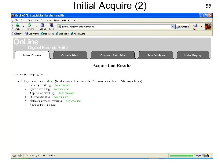 Initial Acquire (2) USENIX Security 2007 58 © Copyright 2007 by Frank Adelstein and