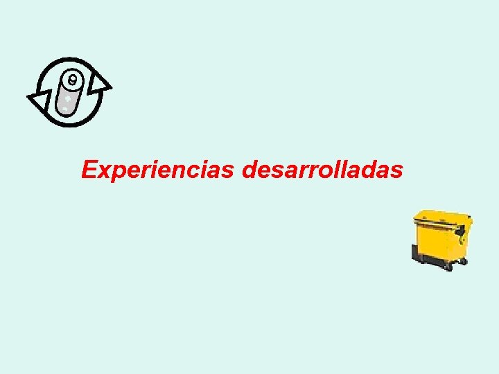 Experiencias desarrolladas 