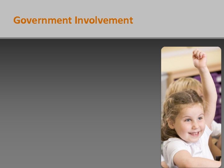 Government Involvement 
