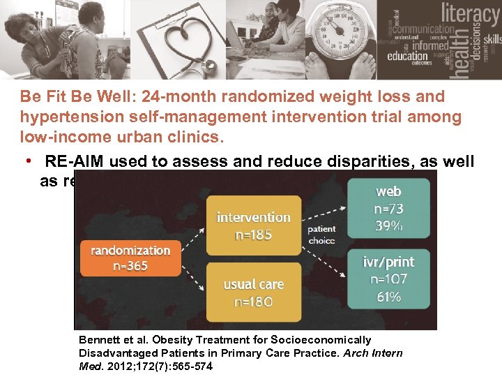 Be Fit Be Well: 24 -month randomized weight loss and hypertension self-management intervention trial
