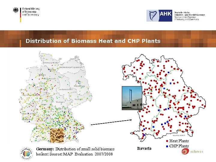 Distribution of Biomass Heat and CHP Plants Germany: Distribution of small solid biomass boilers: