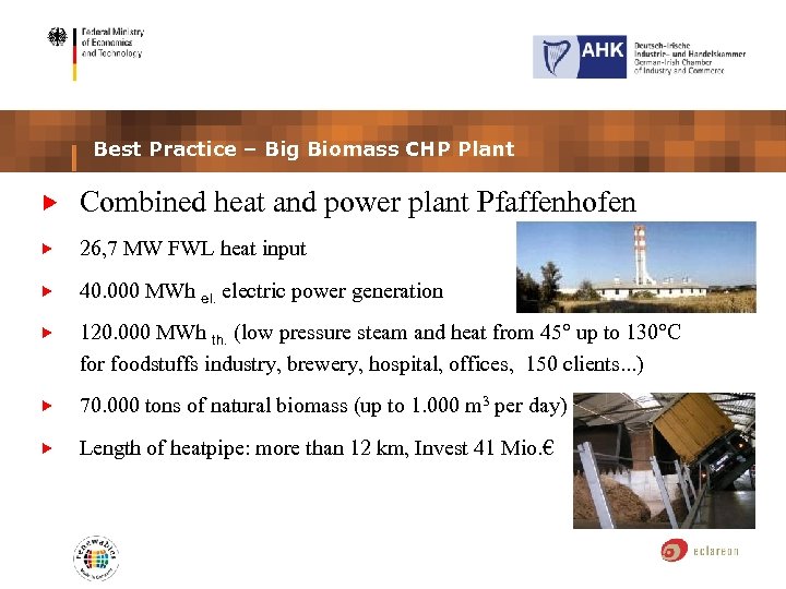 Best Practice – Big Biomass CHP Plant Combined heat and power plant Pfaffenhofen 26,