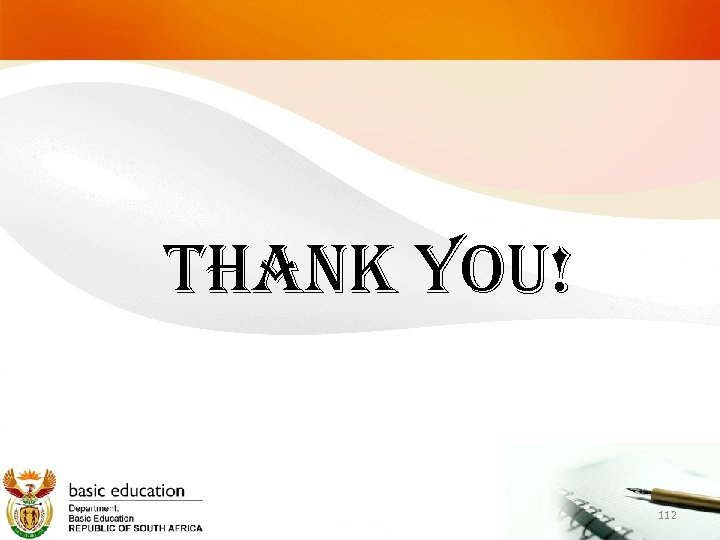 Thank you! 112 
