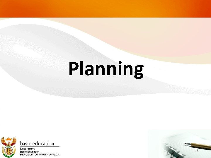 Planning 18 