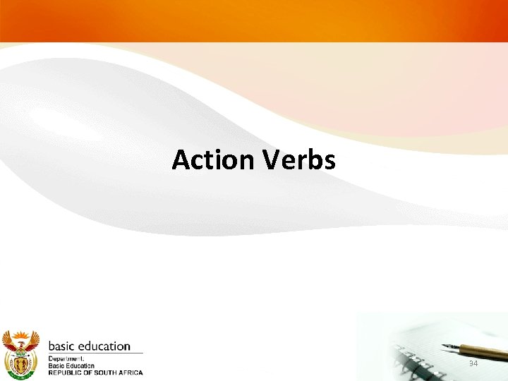 Action Verbs 34 