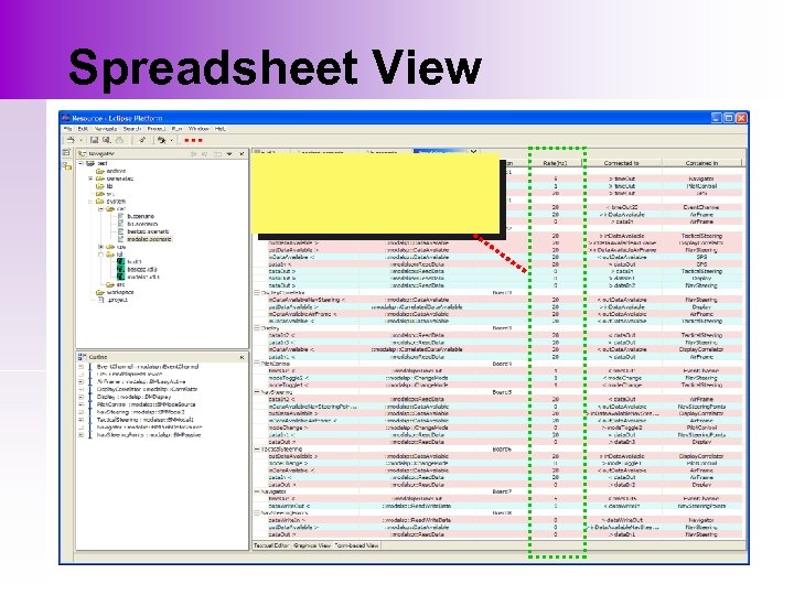 Spreadsheet View 