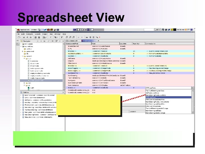 Spreadsheet View 
