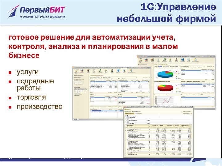 1 С: Управление небольшой фирмой 