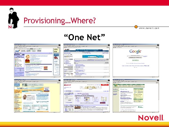 Provisioning…Where? “One Net” 