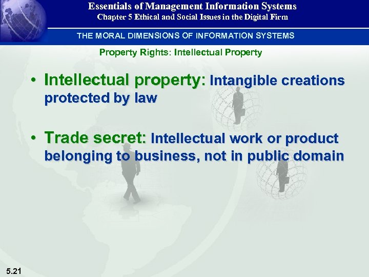 Essentials of Management Information Systems Chapter 5 Ethical and Social Issues in the Digital